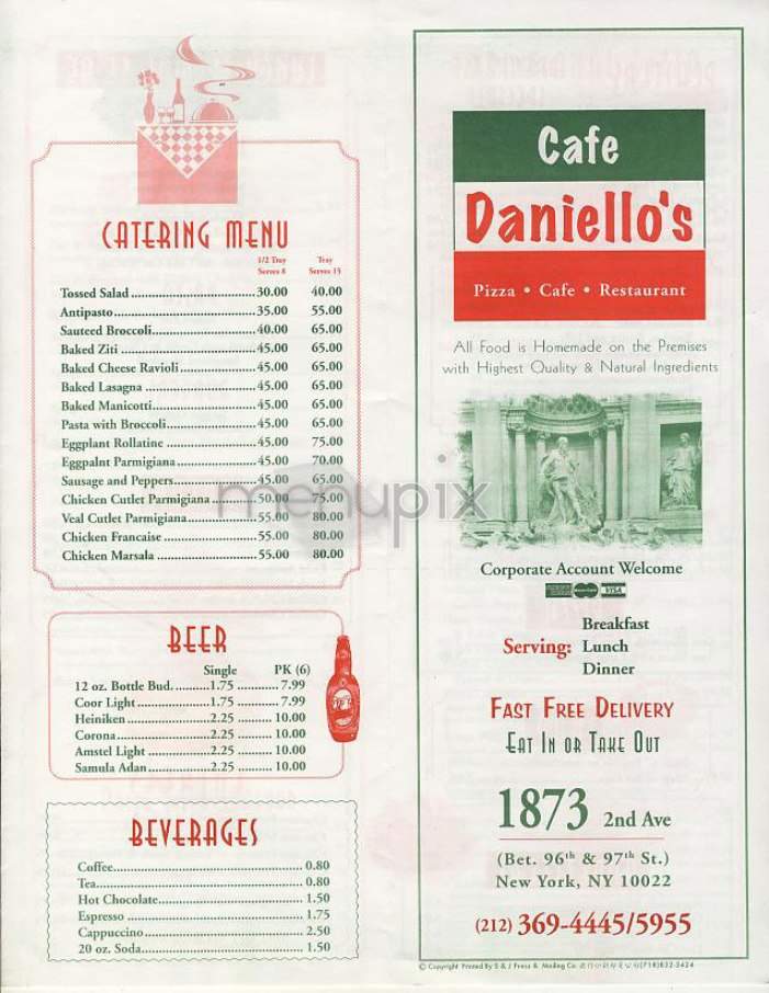 /300543/Cafe-Daniellos-New-York-NY - New York, NY