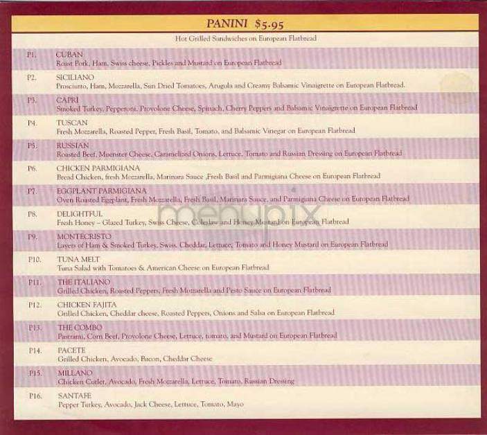 Cafe Duke - New York, NY menu_pic