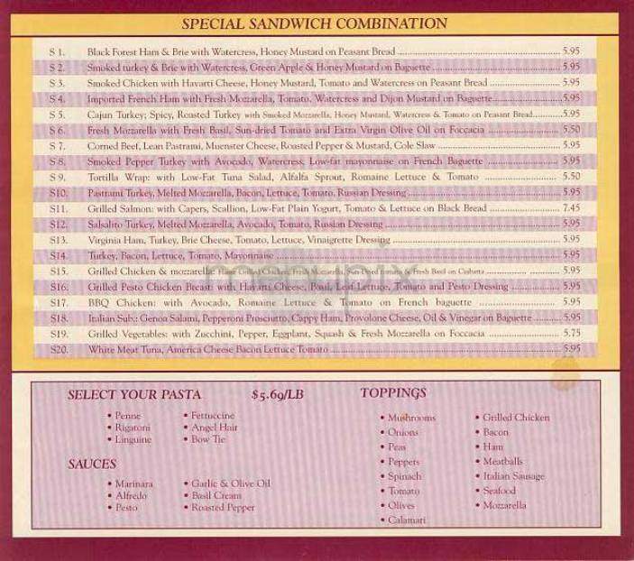 Cafe Duke - New York, NY menu_pic