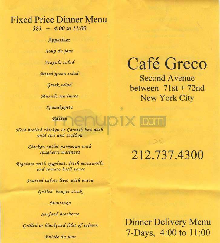 /300558/Cafe-Greco-New-York-NY - New York, NY