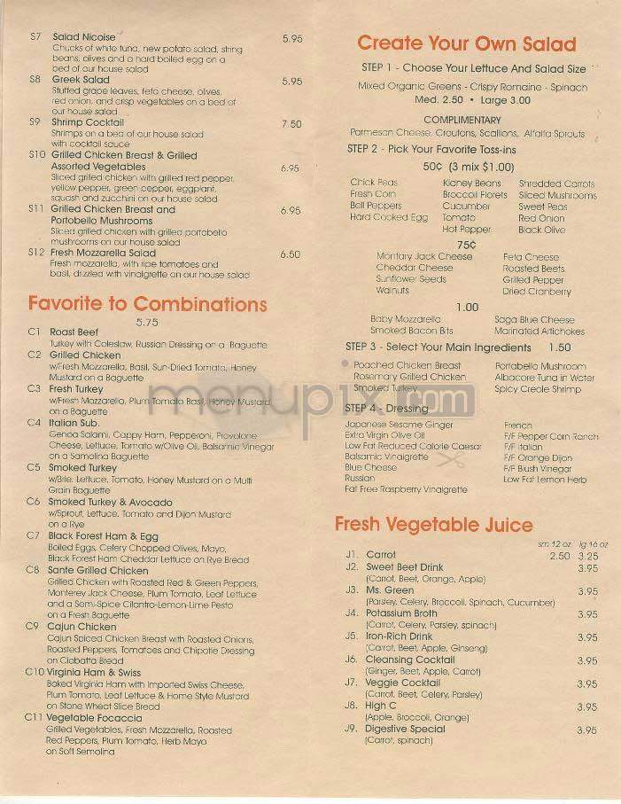 Cafe Magic Chef - New York, NY menu_pic