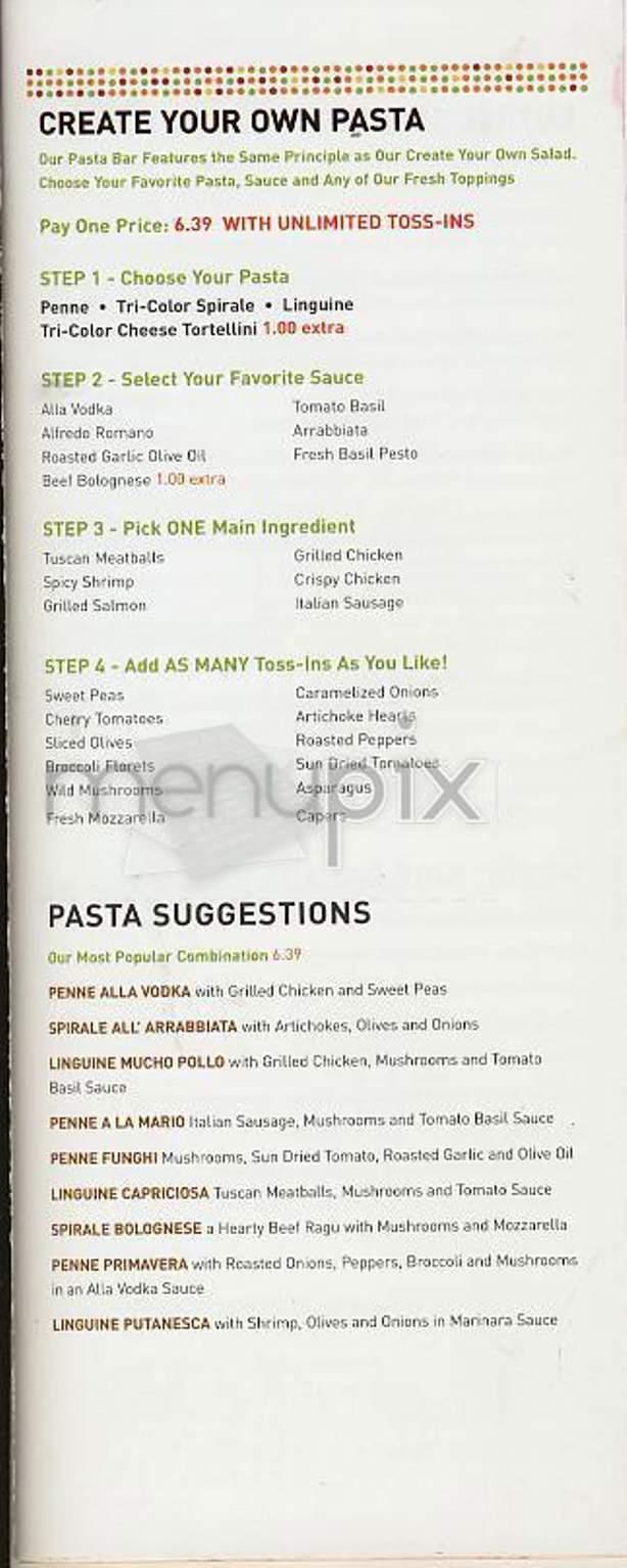 Cafe Metro - New York, NY menu_pic