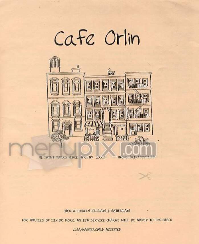 /300583/Cafe-Orlin-New-York-NY - New York, NY