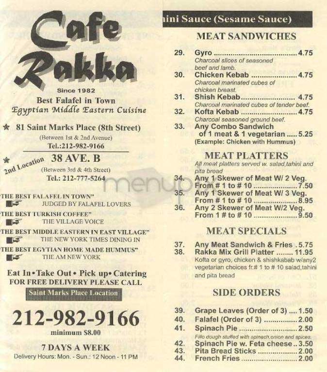 /300587/Cafe-Rakka-New-York-NY - New York, NY