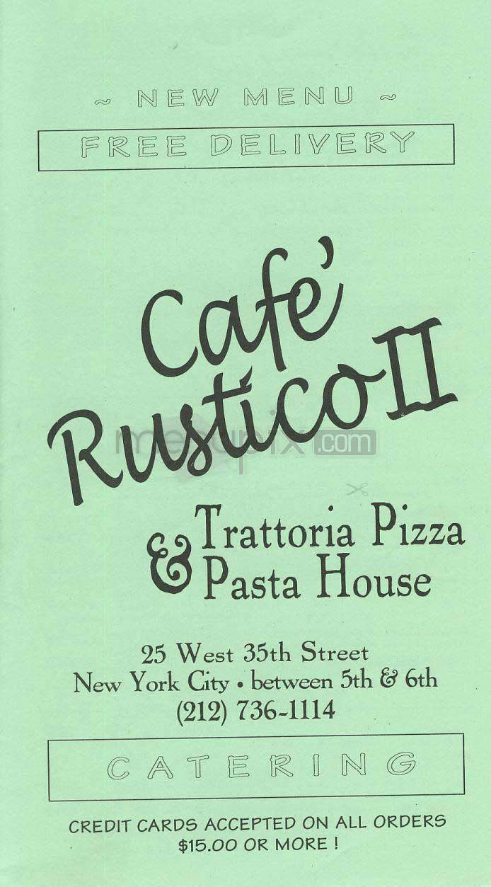 /305979/Cafe-Rustico-II-New-York-NY - New York, NY