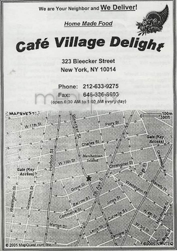 /300595/Cafe-Village-Delight-New-York-NY - New York, NY