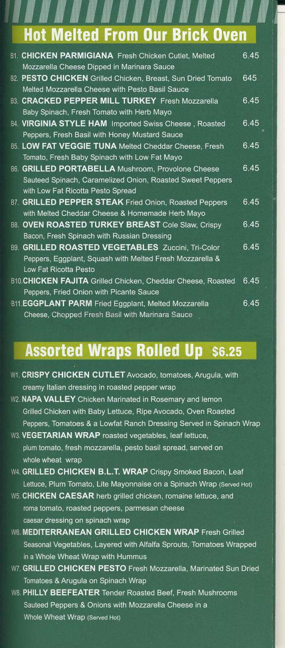 Cafe Charlie's - New York, NY menu_pic