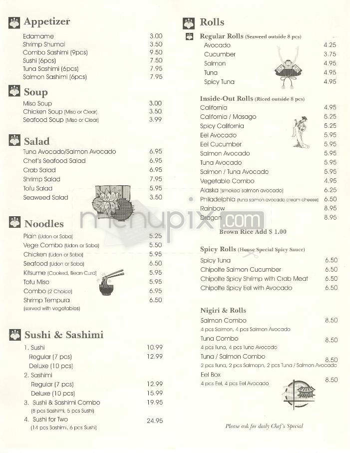 Cafe Charlie's - New York, NY menu_pic