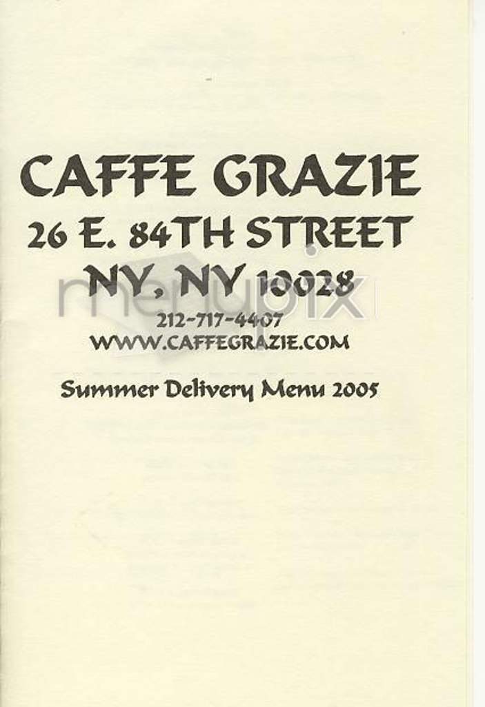 /300602/Caffe-Grazie-New-York-NY - New York, NY