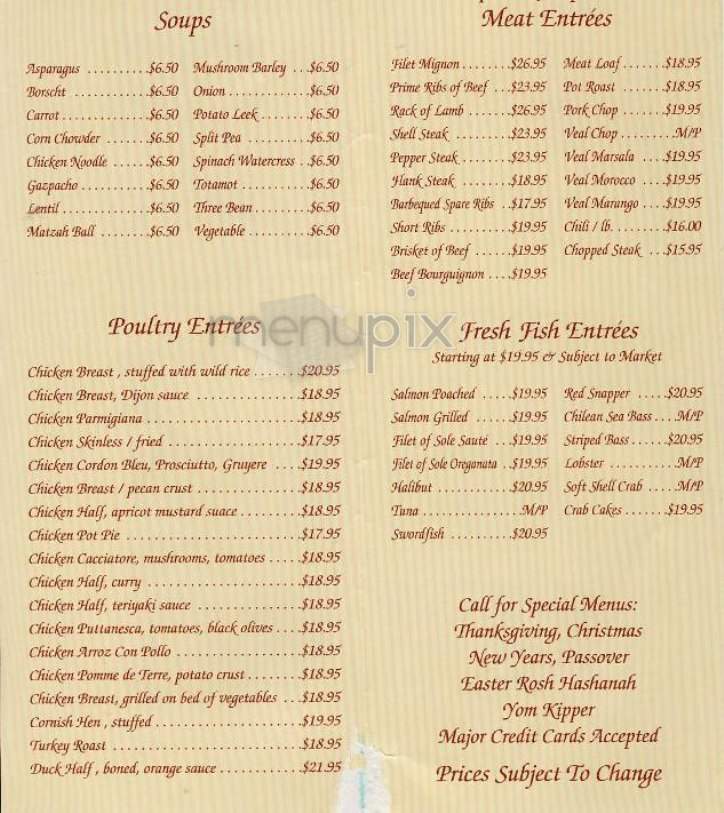 Call Cuisine - New York, NY menu_pic