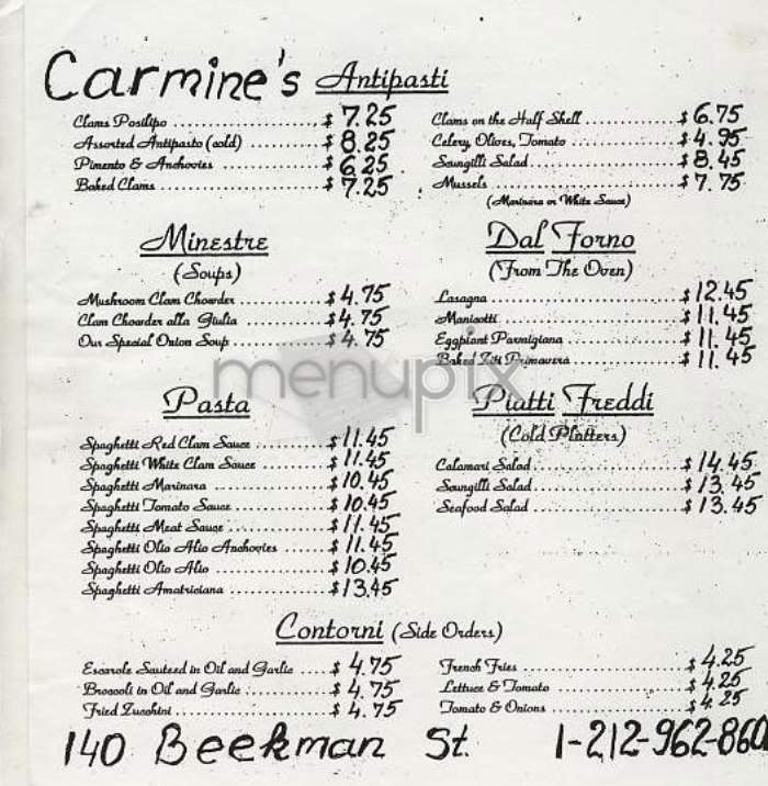 /300632/Carmines-Italian-Seafood-New-York-NY - New York, NY