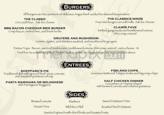 Carpe Diem - Hoboken, NJ menu_pic