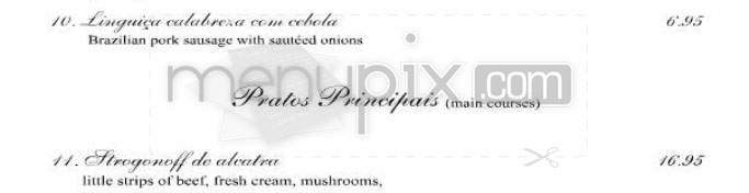 Casa - New York, NY menu_pic