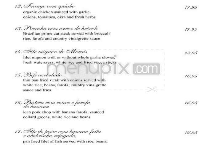 Casa - New York, NY menu_pic