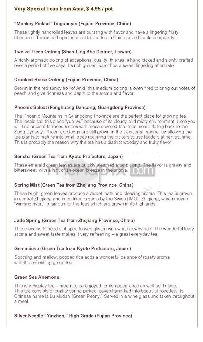 Cendrillon - New York, NY menu_pic