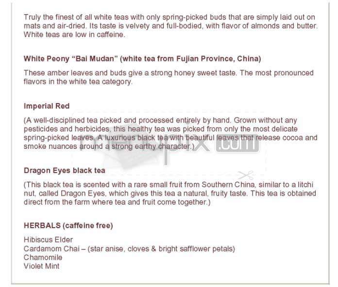 Cendrillon - New York, NY menu_pic