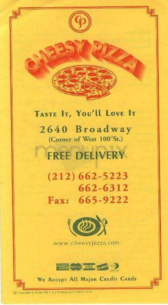 /300670/Cheesy-Pizza-New-York-NY - New York, NY