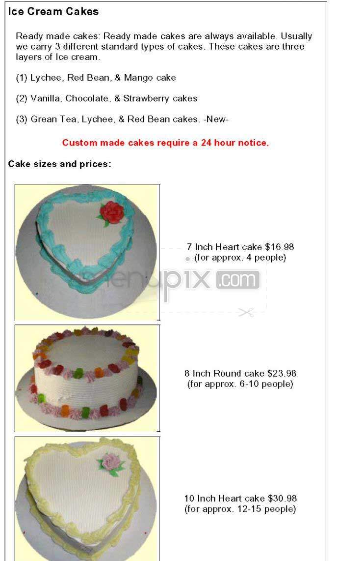 Chinatown Ice Cream Factory - New York, NY menu_pic