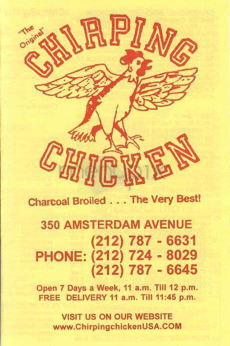 /300730/Chirping-Chicken-New-York-NY - New York, NY