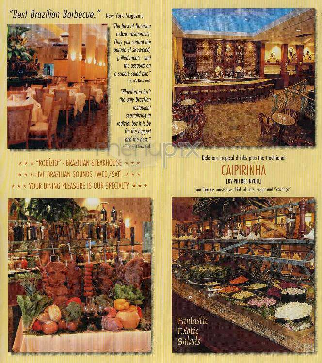 Churrascaria Plataforma - New York, NY menu_pic