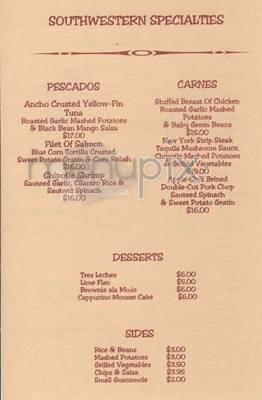 Cilantro - Dundee, MI menu_pic