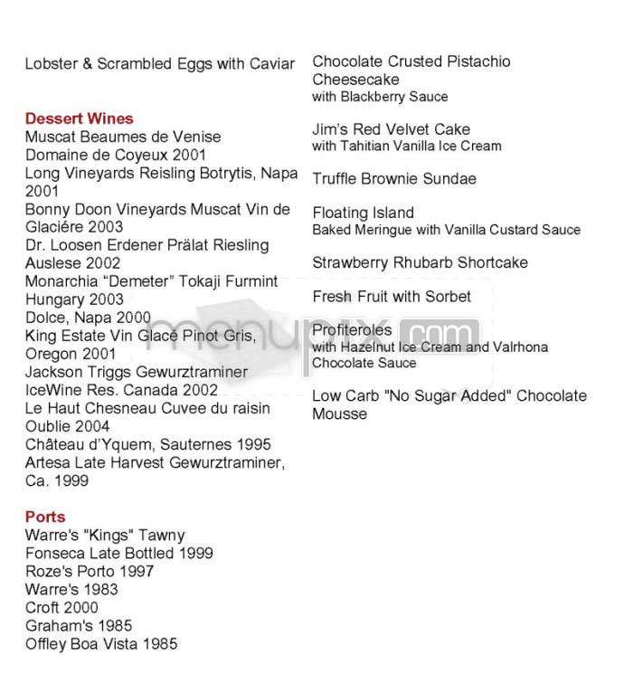 Cite - New York, NY menu_pic
