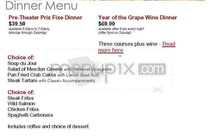 Cite - New York, NY menu_pic