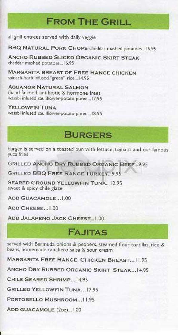 Citrus - New York, NY menu_pic