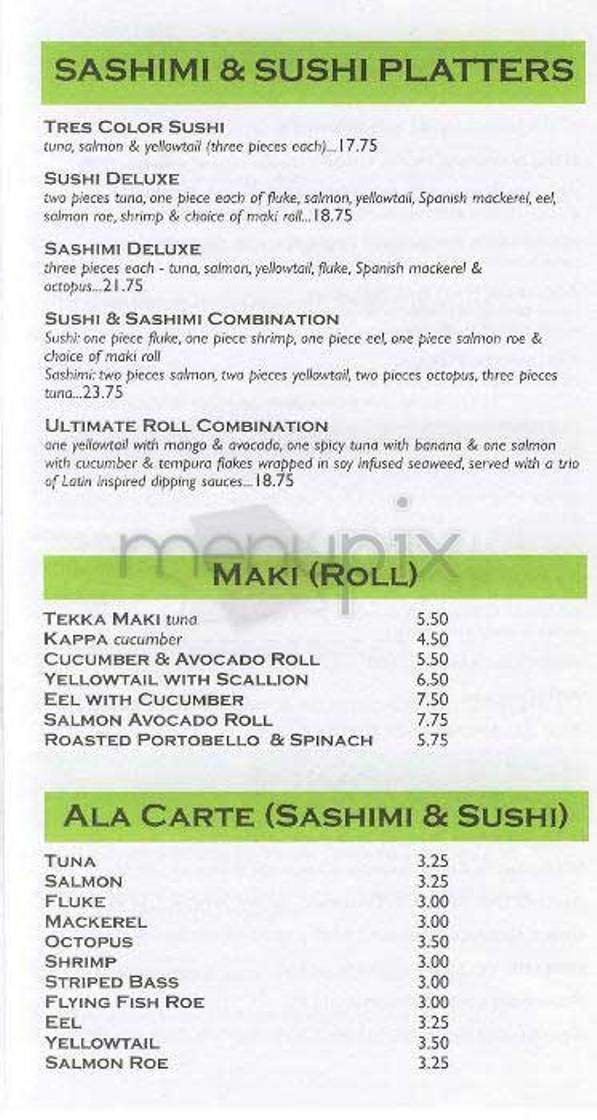 Citrus - New York, NY menu_pic