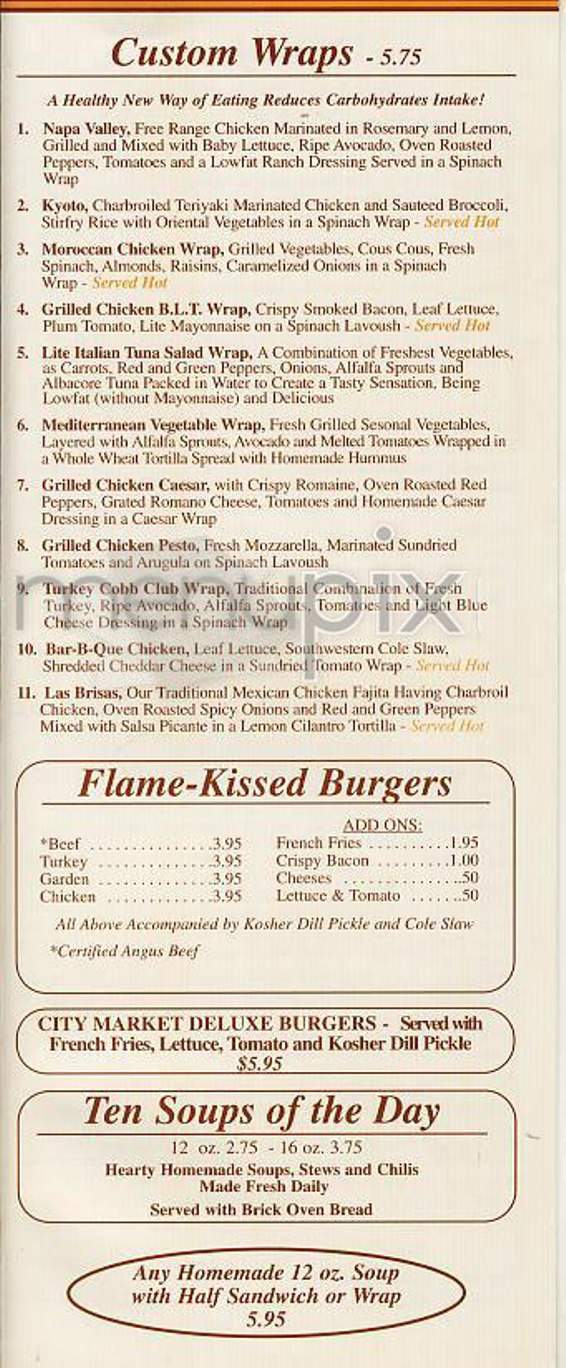 /300764/City-Market-Cafe-New-York-NY - New York, NY