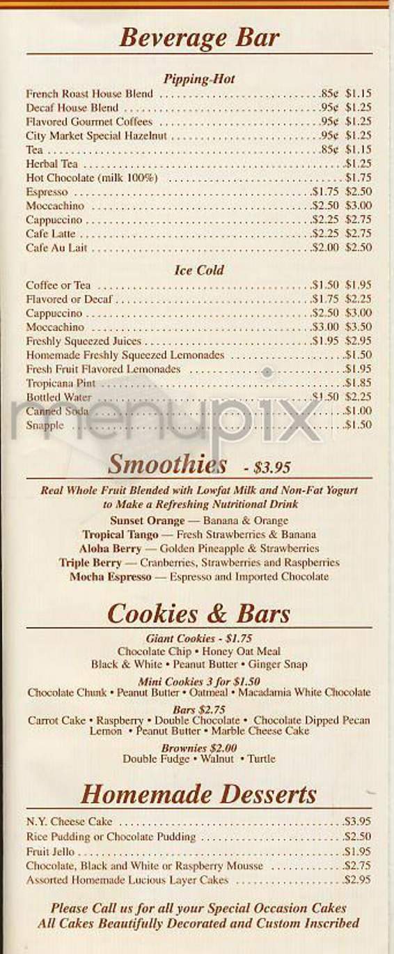 /300764/City-Market-Cafe-New-York-NY - New York, NY