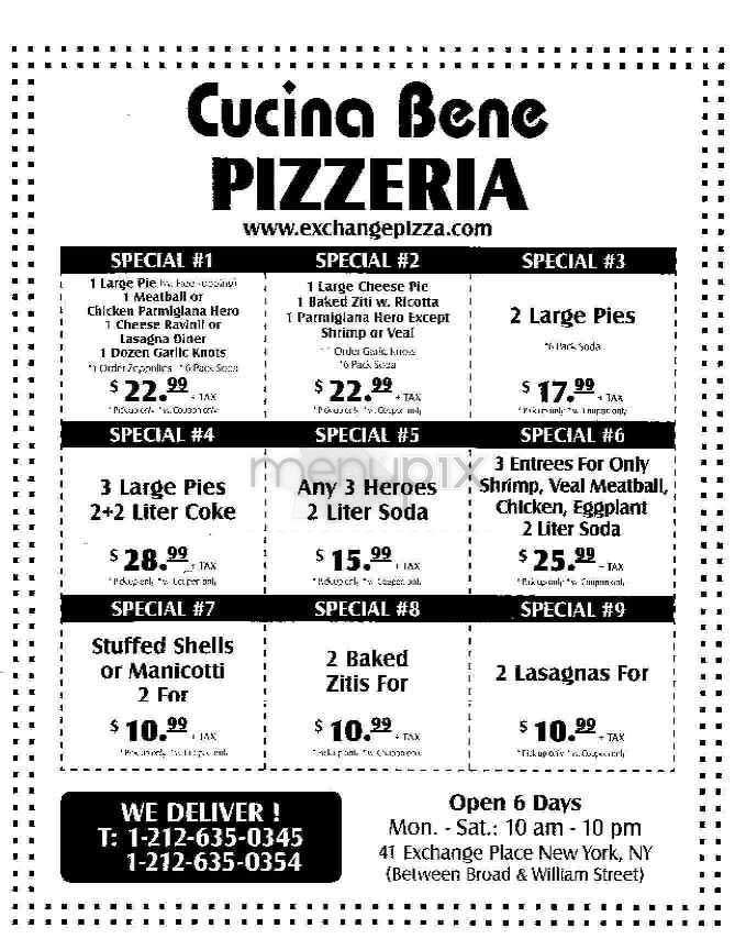 Cocina Bene - New York, NY menu_pic