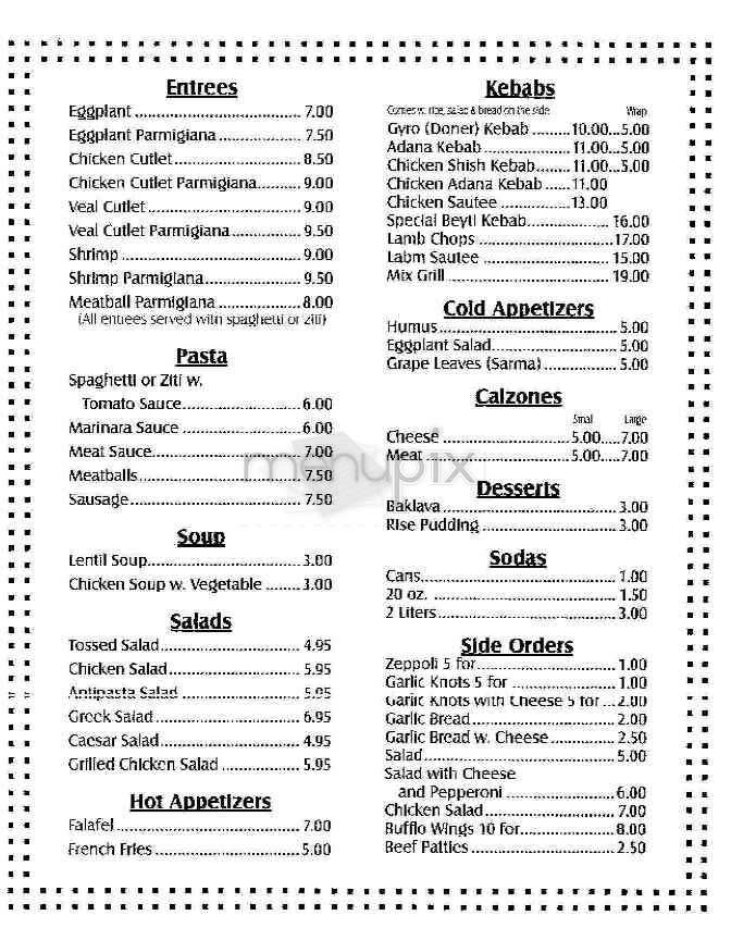 Cocina Bene - New York, NY menu_pic