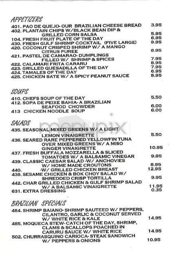 Coffee Shop - New York, NY menu_pic