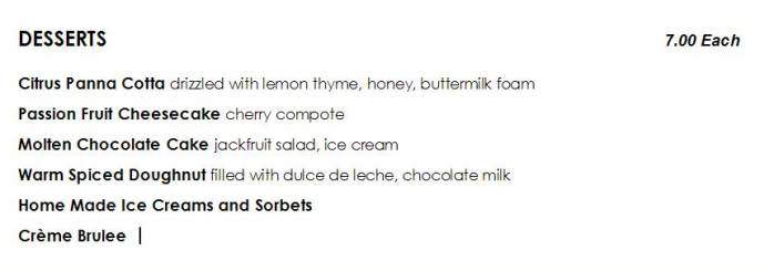 Colors - New York City, NY menu_pic