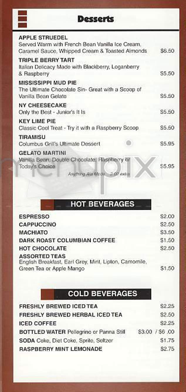 /300853/Columbus-Grill-New-York-NY - New York, NY