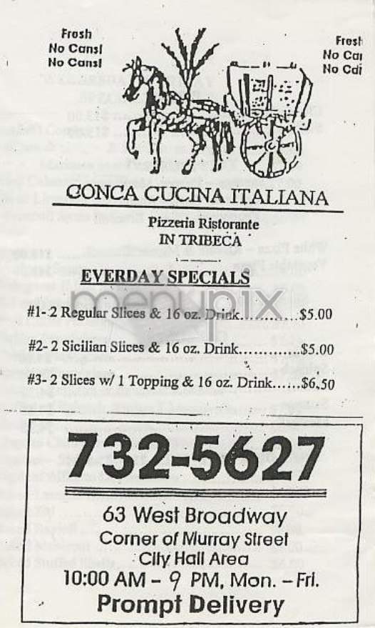 /300857/Conca-Cucina-Italiana-New-York-NY - New York, NY