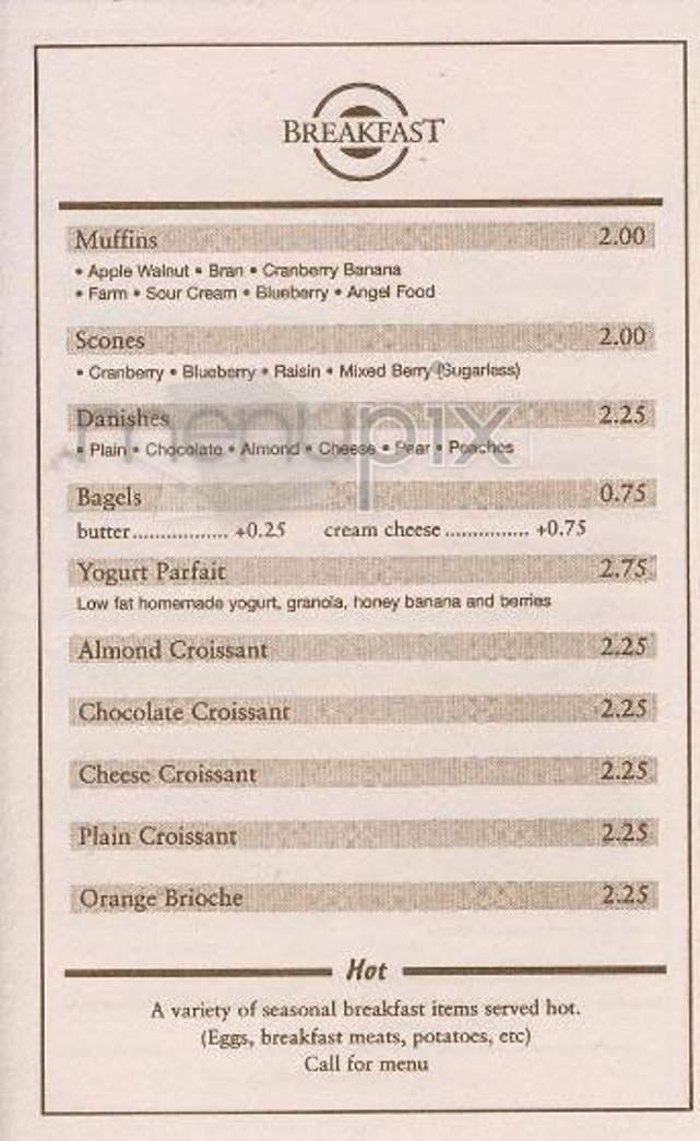 Corrado Bread - New York, NY menu_pic