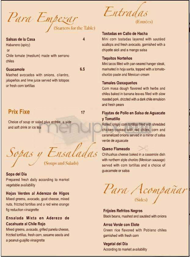 Crema - New York, NY menu_pic