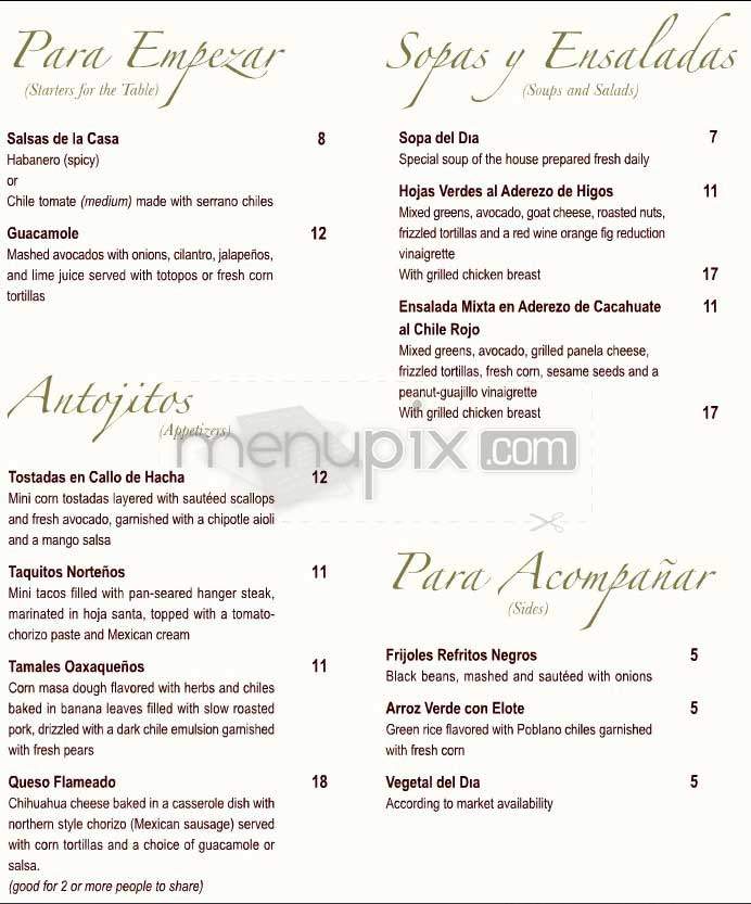 Crema - New York, NY menu_pic