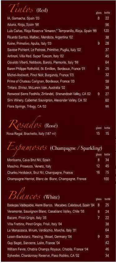 Crema - New York, NY menu_pic