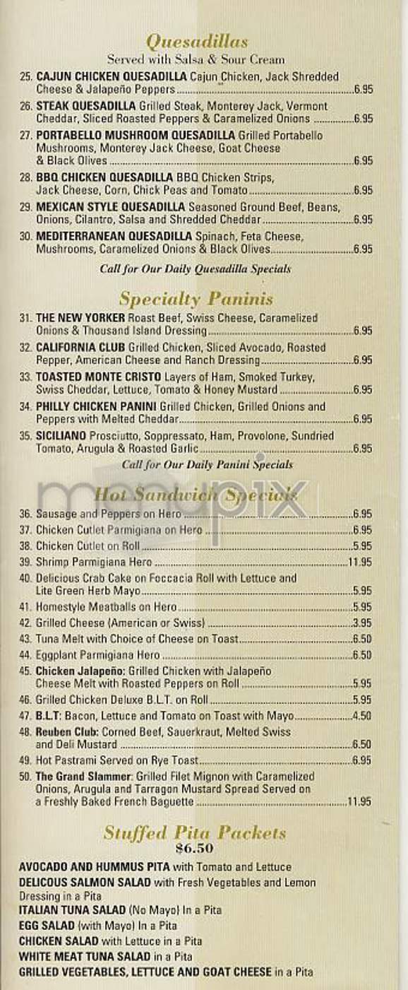 Cucina Gourmet - New York, NY menu_pic