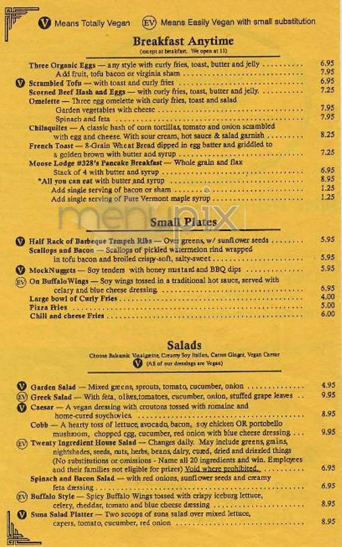Curly's - New York, NY menu_pic
