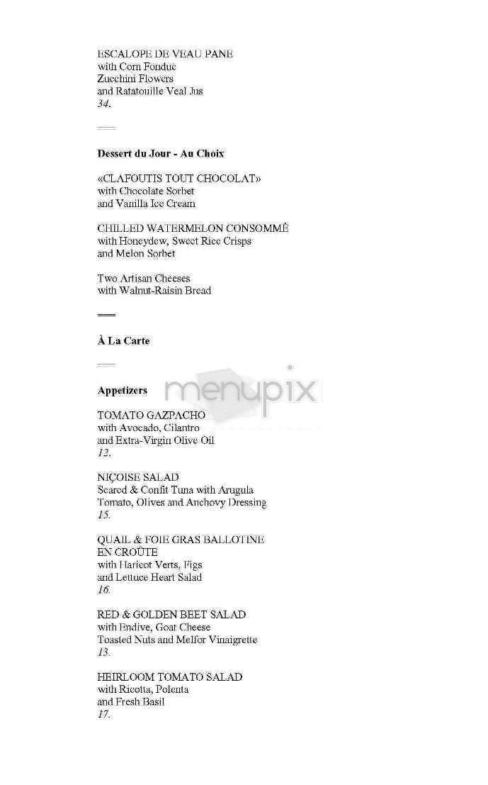 DB Bistro Moderne - New York, NY menu_pic