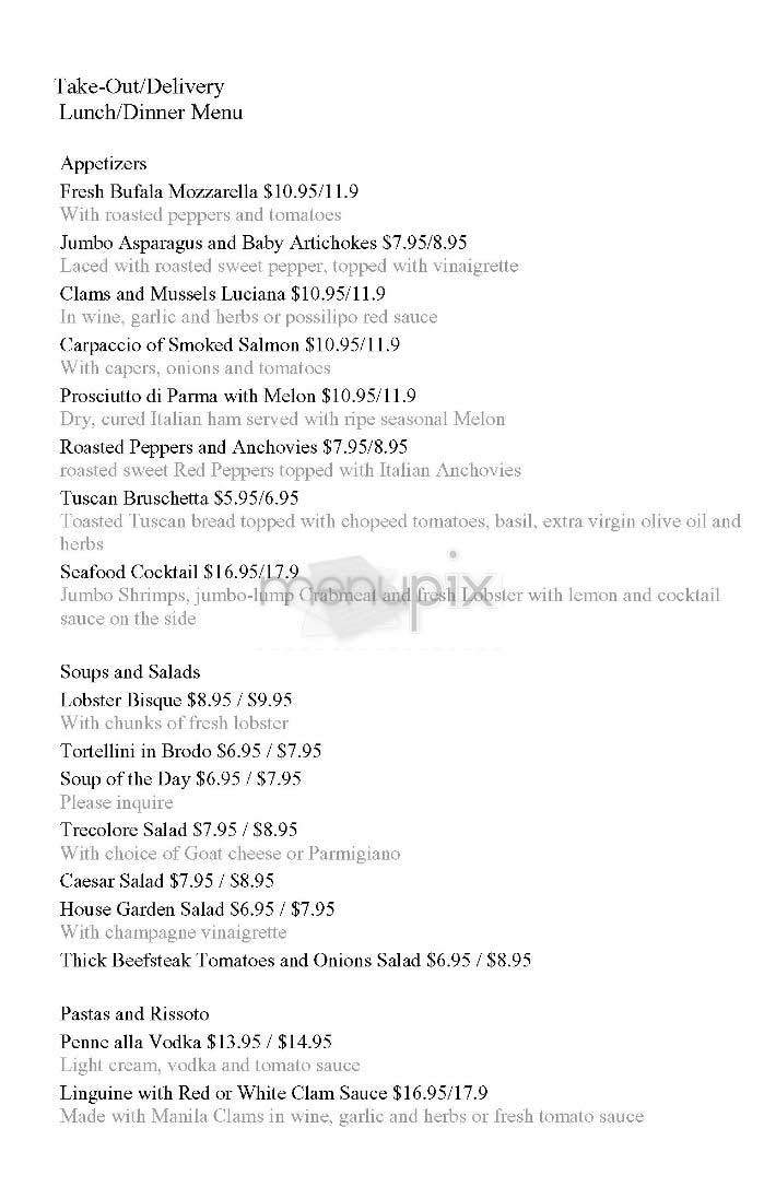 Da Antonio Ristorante - New York, NY menu_pic