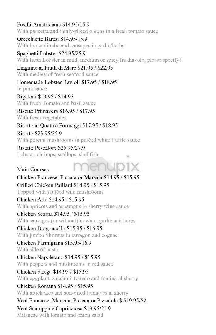 Da Antonio Ristorante - New York, NY menu_pic
