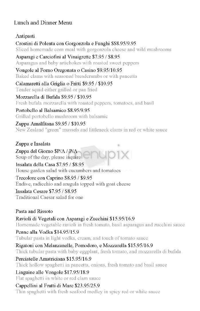 Da Antonio Ristorante - New York, NY menu_pic