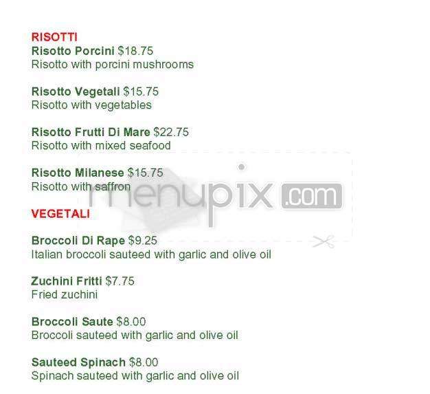 Da Nico - New York, NY menu_pic