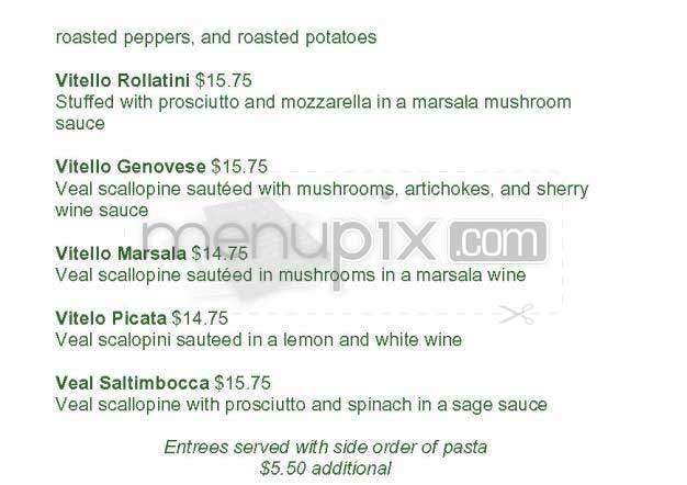 Da Nico - New York, NY menu_pic