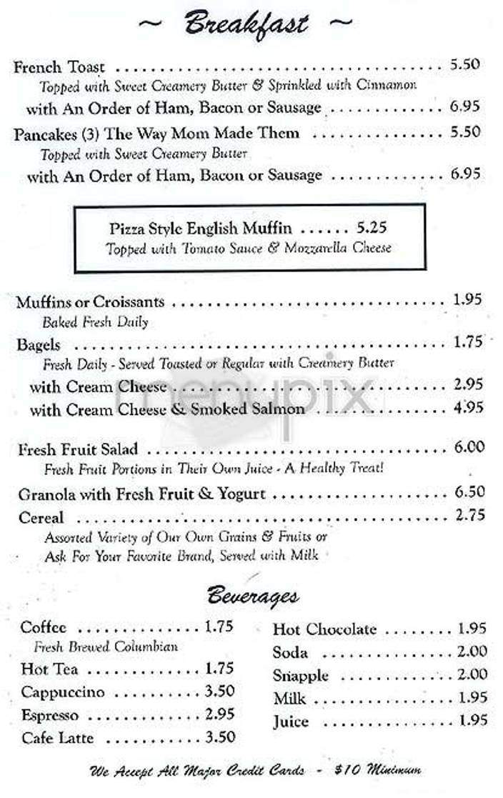 Daniela's - New York, NY menu_pic